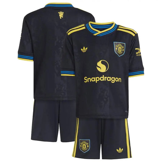 Man Utd 2025/26 Third Kids Full Kit