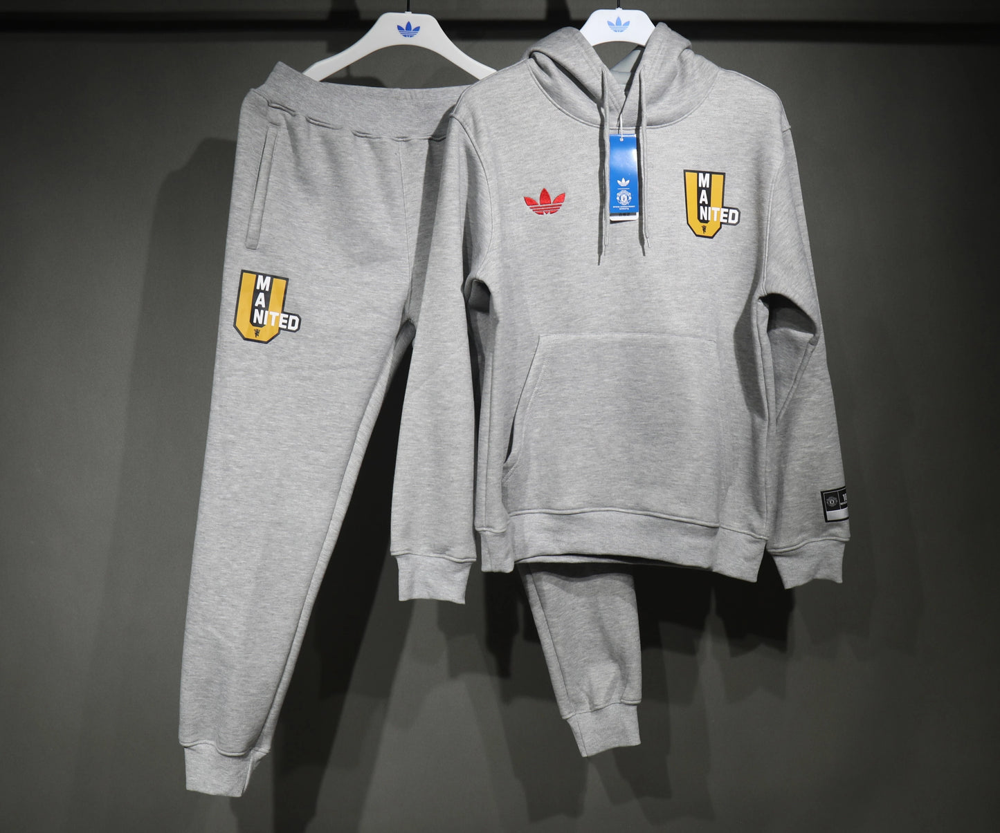 Adidas Originals Man Utd 2024/25 VRCT Full Tracksuit Grey
