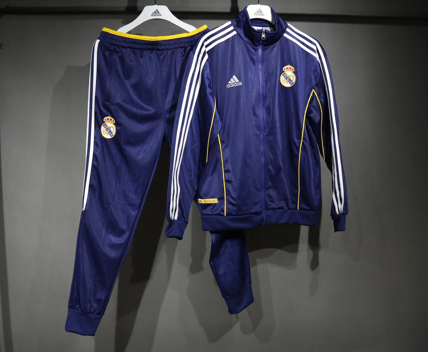Real Madrid 1999/00 Adidas Full Zip Tracksuit Blue
