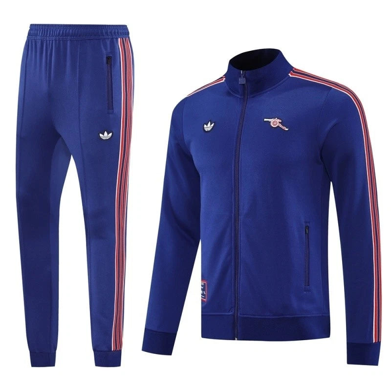 Arsenal Adidas Terrace Icons Full Tracksuit Blue
